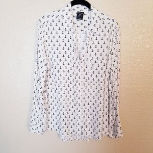 Anchor Print Blouse